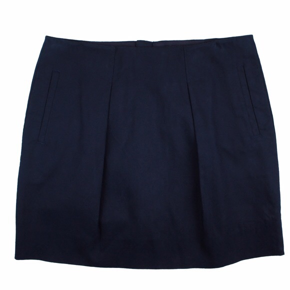 J. Crew Dresses & Skirts - J. Crew Cotton Flare Mini in Navy